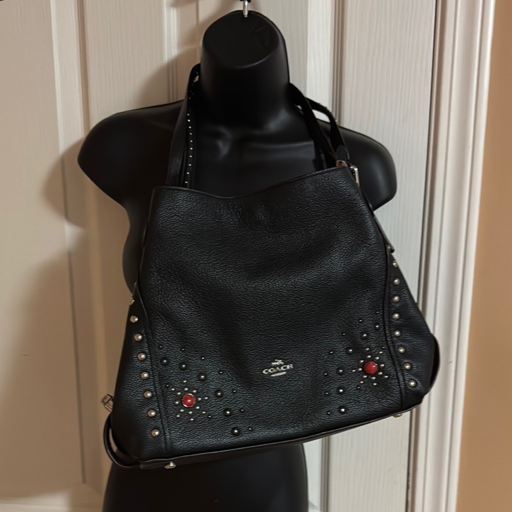 Coach Black Studded Women's Bag